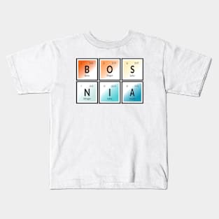 Bosnia Table of Elements Kids T-Shirt